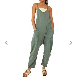 NWT Free People Movement Hot Shot Onesie size S in color Lush Pine